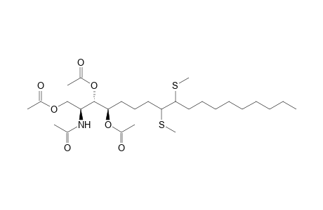 (2S,3S,4R)-2-Acetamino-1,3,4-Triacetoxy-8,9-di(methylthio)-octadecane