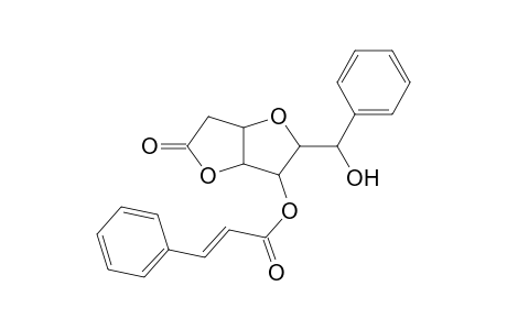 (E)-3-Phenyl-acrylic acid 2-(hydroxy-phenyl-methyl)-5-oxo-hexahydro-furo[3,2-b]furan-3-yl ester