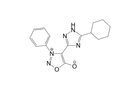 5-Cyclohexyl-3-(3-phenylsydnon-4-yl)-1H-[1,2,4]triazole