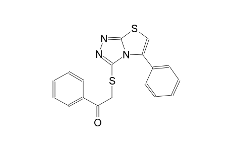 ethanone, 1-phenyl-2-[(5-phenylthiazolo[2,3-c][1,2,4]triazol-3-yl)thio]-
