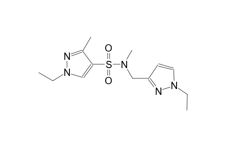 1H-pyrazole-4-sulfonamide, 1-ethyl-N-[(1-ethyl-1H-pyrazol-3-yl)methyl]-N,3-dimethyl-