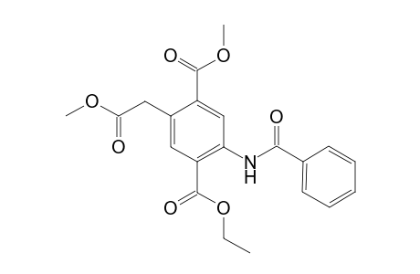 11-Ethyl 4-Methyl 2-(benzoylamino)-5-[(methoxycarbonyl)methyl]-terephthalate