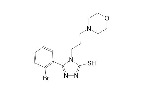 4H-1,2,4-triazole-3-thiol, 5-(2-bromophenyl)-4-[3-(4-morpholinyl)propyl]-