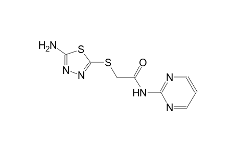2-[(5-amino-1,3,4-thiadiazol-2-yl)sulfanyl]-N-(2-pyrimidinyl)acetamide