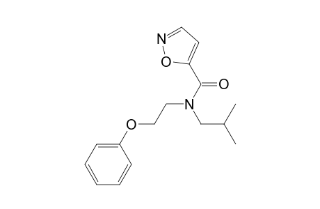 5-Isoxazolecarboxamide, N-(2-methylpropyl)-N-(2-phenoxyethyl)-