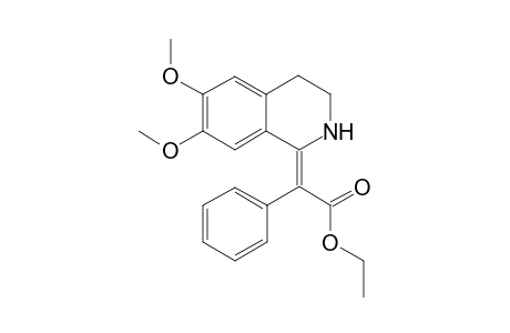 (2Z)-2-(6,7-dimethoxy-3,4-dihydro-2H-isoquinolin-1-ylidene)-2-phenyl-acetic acid ethyl ester