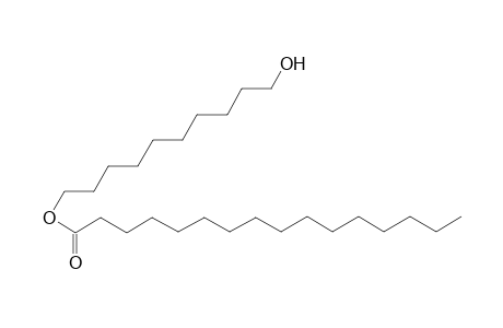 Hexadecanoic acid, 10-hydroxydecyl ester