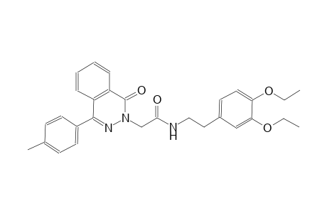 2-phthalazineacetamide, N-[2-(3,4-diethoxyphenyl)ethyl]-1,2-dihydro-4-(4-methylphenyl)-1-oxo-