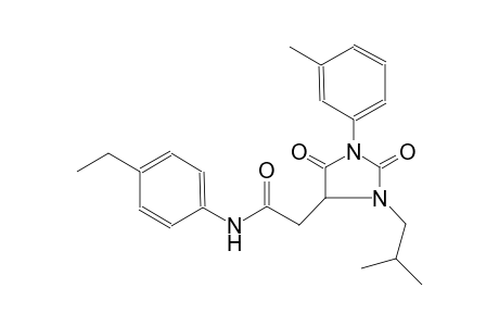4-imidazolidineacetamide, N-(4-ethylphenyl)-1-(3-methylphenyl)-3-(2-methylpropyl)-2,5-dioxo-