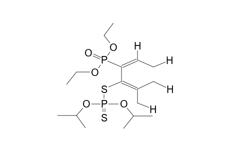 (E)-O,O-DIISOPROPYL-S-(3-DIETHOXYPHOSPHORYL-5-METHYL-2,4-HEXADIEN-4-YL)DITHIOPHOSPHATE