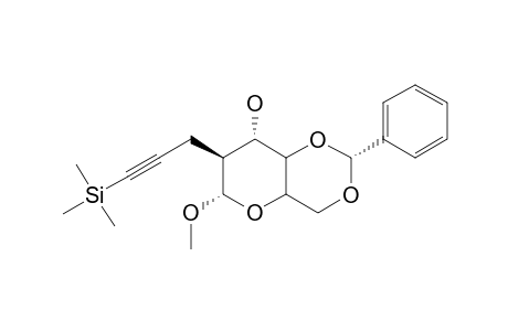 4,6-O-BENZYLIDENE-2-DEOXY-2-C-(3-TRIMETHYLSILYLPROP-2-YNYL)-ALPHA-D-ALTROSIDE
