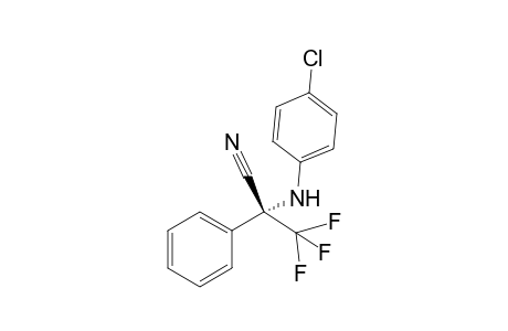 (R)-2-((4-chlorophenyl)amino)-3,3,3-trifluoro-2-phenylpropanenitrile
