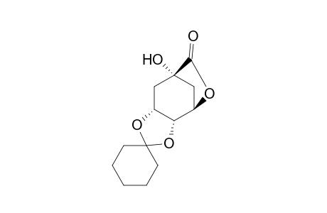 3,4-Di-O-Cyclohexylidene-1,3,4-trihydroxycyclohexane-1,5-carbolactone