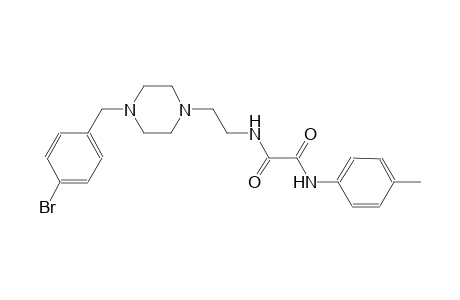N~1~-{2-[4-(4-bromobenzyl)-1-piperazinyl]ethyl}-N~2~-(4-methylphenyl)ethanediamide