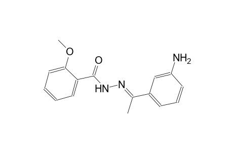 N'-[(E)-1-(3-aminophenyl)ethylidene]-2-methoxybenzohydrazide