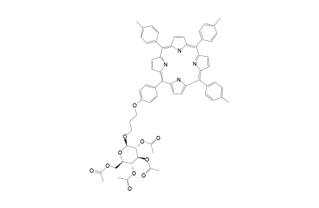 5-[4-[3-(2,3,4,6-TETRA-O-ACETYL-BETA-D-GLUCOSYLOXY)-PROPYLOXY]-PHENYL]-10,15,20-TRITOLYLPORPHYRINE