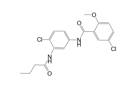 N-[3-(butyrylamino)-4-chlorophenyl]-5-chloro-2-methoxybenzamide