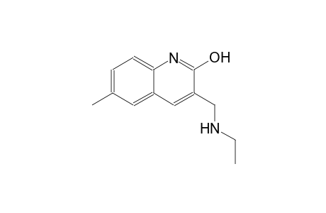 3-[(ethylamino)methyl]-6-methyl-2-quinolinol