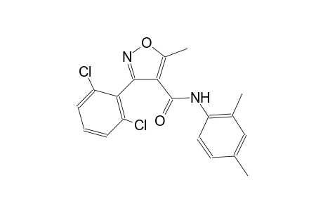3-(2,6-dichlorophenyl)-N-(2,4-dimethylphenyl)-5-methyl-4-isoxazolecarboxamide