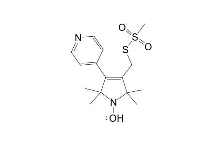 4-(4-Pyridinyl)-3-methylsulfonylthiomethyl-2,2,5,5-tetramethyl-2,5-dihydro-1H-pyrrolidin-1-yloxyl radical