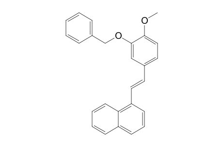 1-(1'-Naphthyl)-2-[3"-(benzyloxy)-4"-methoxyphenyl]-ethene