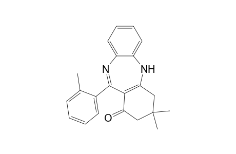 3,3-Dimethyl-11-o-tolyl-2,3,4,5-tetrahydro-1h-dibenzo(b,e)(1,4)-diazepin-1-one