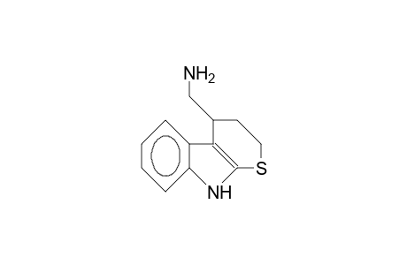 4-Aminomethyl-2,3,4,9-tetrahydro-thiopyrano(2,3-B)indole