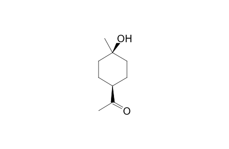 1-(cis-4'-hydroxy-4'-methyl-rel-1'-cyclohexyl)ethanone