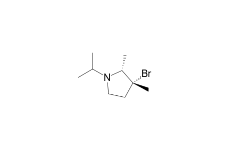 (trans)-3-Bromo-1-isopropyl-2,3-dimethylpyrrolidine