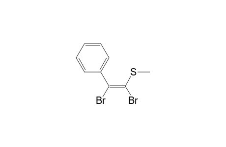 (E and Z)-1,2-Dibromo-2-phenyl-1-(methylthio)ethene