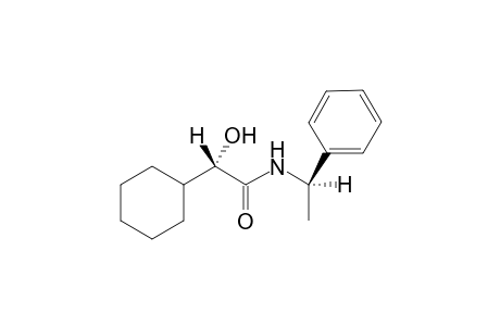 (2S)-2-Cyclohexyl-2-hydroxy-N-[(1R)-1-phenylethyl]acetamide