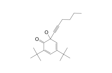 2,4-ditert-butyl-6-hex-1-ynyl-6-hydroxycyclohexa-2,4-dien-1-one