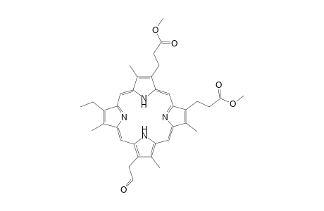8-Ethyl-3-(2-oxoethyl)deuteroporphyrin, dimethyl ester