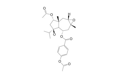 [(1as,2ar,3S,5R,6S,7ar)-3-Acetyloxy-5-hydroxy-2A,7A-dimethyl-5-propan-2-yl-2,3,4,5A,6,7-hexahydro-1ah-azuleno[6,7-B]oxiren-6-yl] 4-hydroxybenzoate, ac derivative