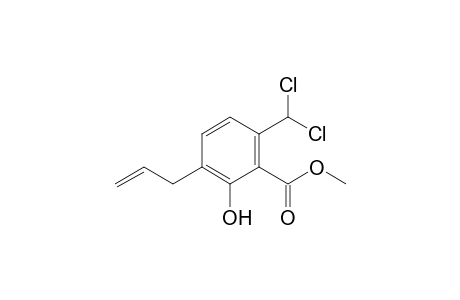 Methyl 6-dichloromethyl-3-allyl-2-hydroxy-benzoate
