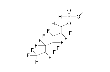O-1,1,7-TRIHYDROPERFLUOROHEPTYL-O-METHYLPHOSPHOROUS ACID