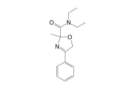 N,N-Diethyl-2,5-dihydro-2-methyl-4-phenyl-2-oxazolcarboxamide