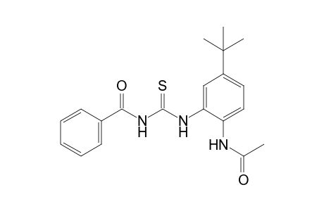1-(2-acetamido-5-tert-butylphenyl)-3-benzoyl-2-thiourea
