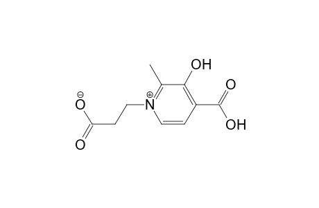 Pyridinium, 4-carboxy-1-(2-carboxyethyl)-3-hydroxy-2-methyl-, hydroxide, inner salt