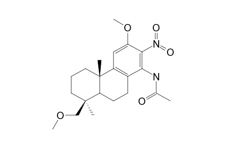 N-(12,19-dimethoxy-13-nitropodocarpa-8,11,13-trien-14-yl)acetamide
