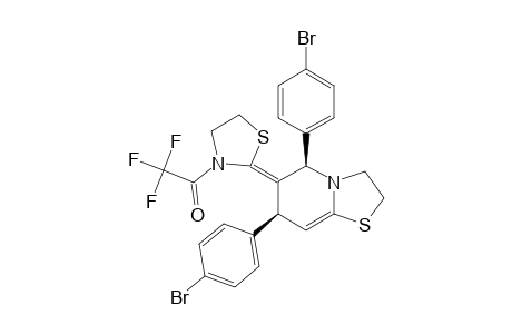 #8B;(5R/S,7R/S,E)-2,3,5,7-TETRAHYDRO-5,7-BIS-(4-BROMOPHENYL)-6-(4,5-DIHYDRO-3-TRIFLUOROACETYL-1,3-THIAZOL-2-YLIDENE)-[1,3]-THIAZOLO-[3,2-A]-PYRIDINE