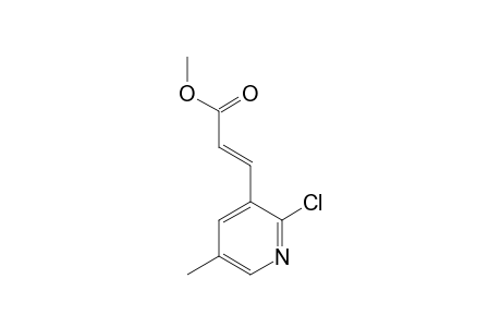 Methyl(E)-3-(2-chloro-5-methyl-3-pyridyl)-2-propenoate