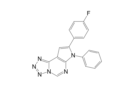 8-(4-Fluoro-phenyl)-7-phenyl-7H-pyrrolo[3,2-e]tetrazolo[1,5-c]pyrimidine