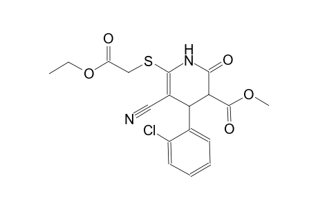 3-pyridinecarboxylic acid, 4-(2-chlorophenyl)-5-cyano-6-[(2-ethoxy-2-oxoethyl)thio]-1,2,3,4-tetrahydro-2-oxo-, methyl ester