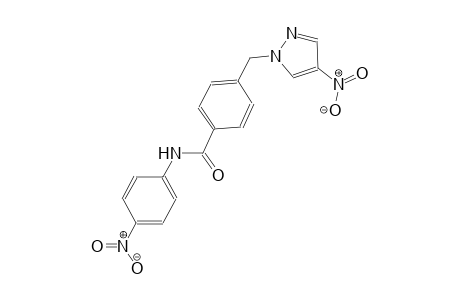 N-(4-nitrophenyl)-4-[(4-nitro-1H-pyrazol-1-yl)methyl]benzamide