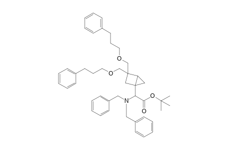 tert-Butyl[3,3-bis(3-phenylpropoxymethyl)bicyclo[2.1.0]pent-1-yl]-N,N-dibenzylaminoacetate