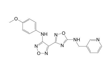 3-Pyridinemethanamine, N-[3-[4-[(4-methoxyphenyl)amino]-1,2,5-oxadiazol-3-yl]-1,2,4-oxadiazol-5-yl]-