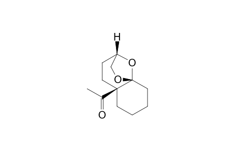(-)-(1R,6R,9S)-6-Acetyl-11,12-dioxatricyclo[7.2.1.0(1,6)]dodecane