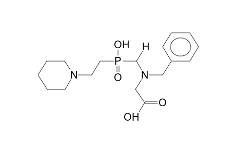 2-PIPERIDINOETHYL(N-BENZYL-N-CARBOXYMETHYL)PHOSPHINIC ACID