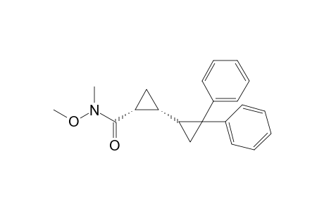 N-Methoxy-N-methyl-trans-3-(2,2-diphenyl-1R*-cyclopropyl)-1R*,2R*-cyclo[ropanecarboxamide